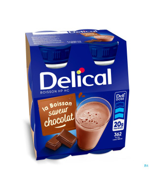 Delical hphc 360 chocolat   4x200ml