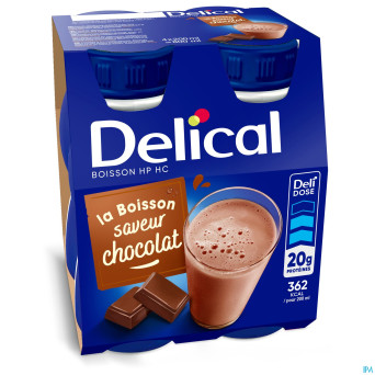Delical hphc 360 chocolat   4x200ml