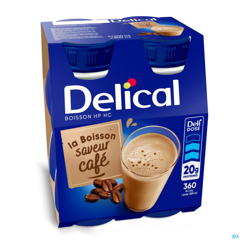 Delical hphc 360 cafe    4x200ml