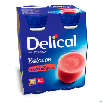 Delical hphc 360 fruits rouges    4x200ml