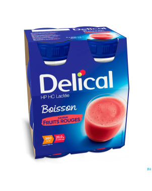 Delical hphc 360 fruits rouges    4x200ml