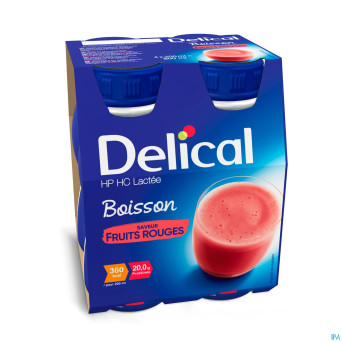 Delical hphc 360 fruits rouges    4x200ml