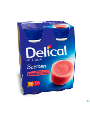Delical hphc 360 fruits rouges    4x200ml