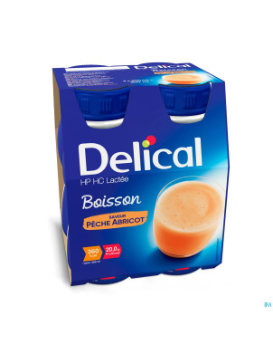 Delical hphc 360 peche-abricot    4x200ml