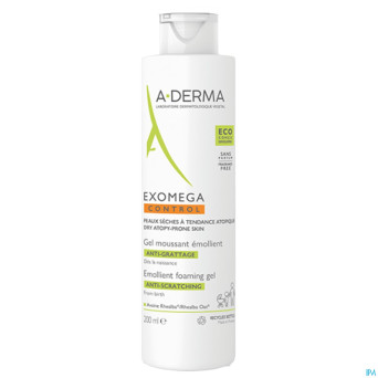Aderma exomega control gel moussant emolient 200ml