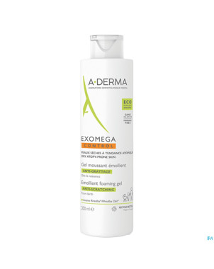 Aderma exomega control gel moussant emolient 200ml