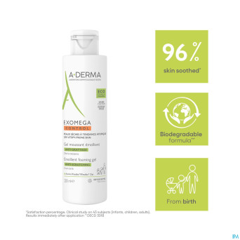 Aderma exomega control gel moussant emolient 200ml