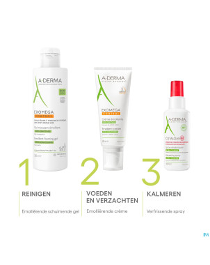 Aderma exomega control gel moussant emolient 200ml