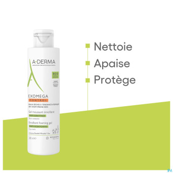 Aderma exomega control gel moussant emolient 200ml