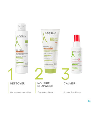 Aderma exomega control gel moussant emolient 200ml