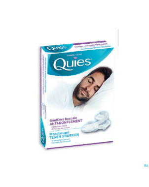 Quies a/ronflement gouttiere buccale