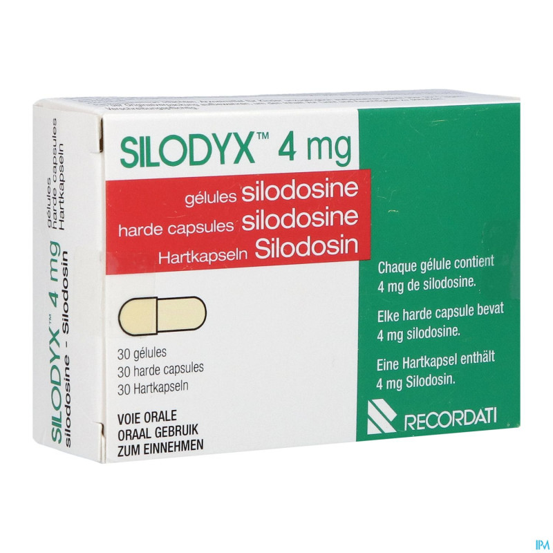 Silodyx 4mg pi pharma caps dur 30x4mg pip