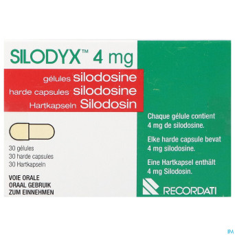 Silodyx 4mg pi pharma caps dur 30x4mg pip