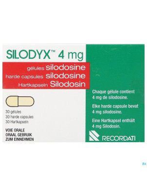 Silodyx 4mg pi pharma caps dur 30x4mg pip