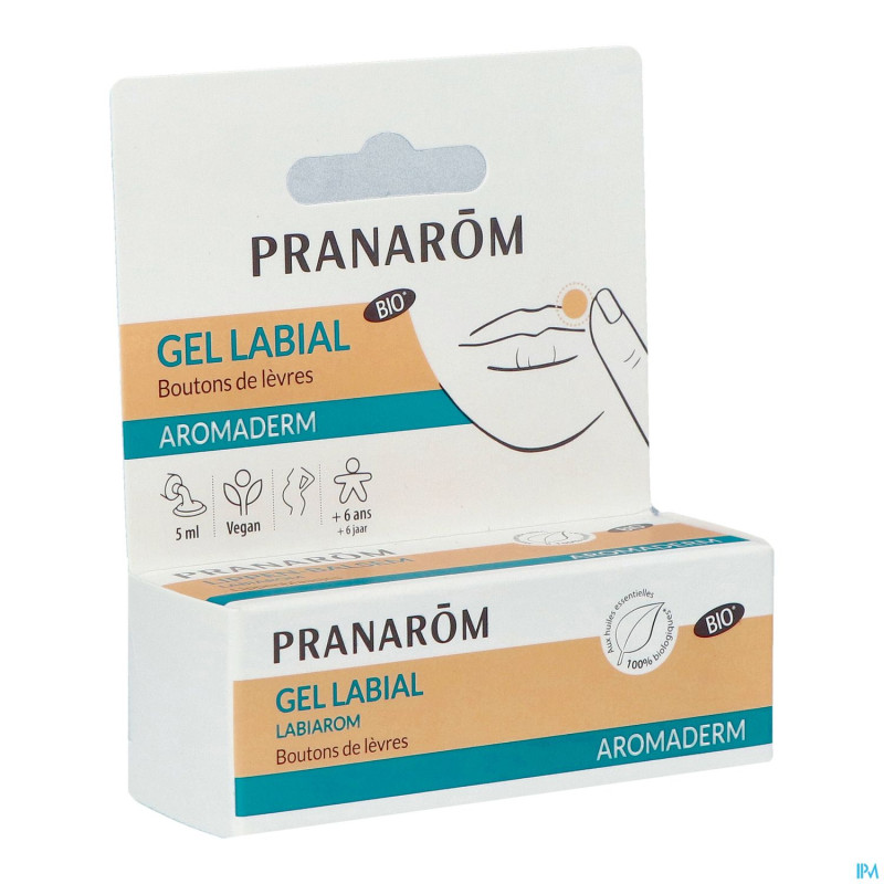 Pranarom aromaderm gel labial labiarom tube 5ml