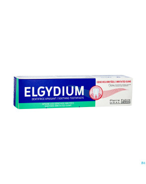 Elgydium dentifrice gencives irritees    75ml nf