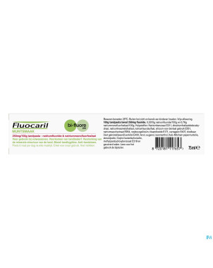 Fluocaril bi-fluor 250 dentif.ment.250mg/100g 75ml