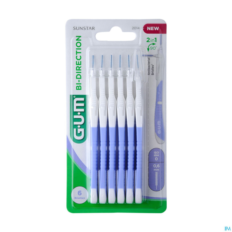 Gum bi direction brosset interdentaire 0,6mm  2014