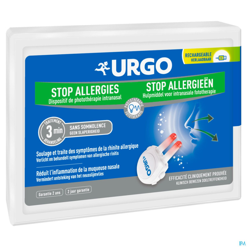 Urgo stop allerg.dispositif photother. intranasale