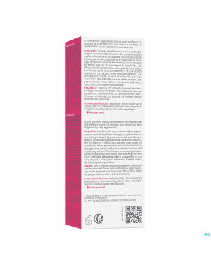 Bioderma sensibio defensive rich    40ml