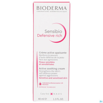 Bioderma sensibio defensive rich    40ml