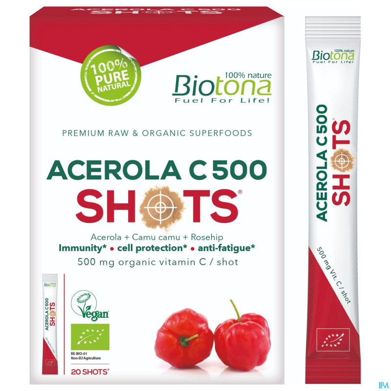Biotona acerola c 500 shot    sach 20x2,2g