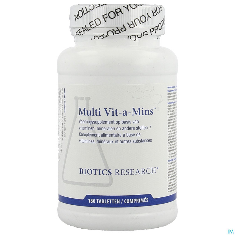 Multi vit-a-mins    tabl 180
