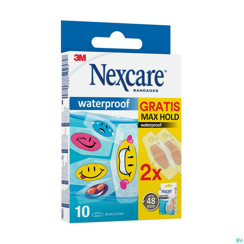 Nexcare tattoo wtp pansement 26mmx57mm 10+2  promo