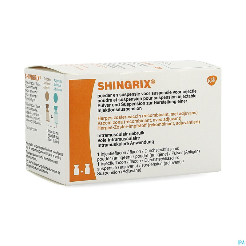 Shingrix abacus pdr+susp susp inj fl 1 +1