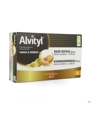 Alvityl gelee royale ginseng acerola    20x15ml