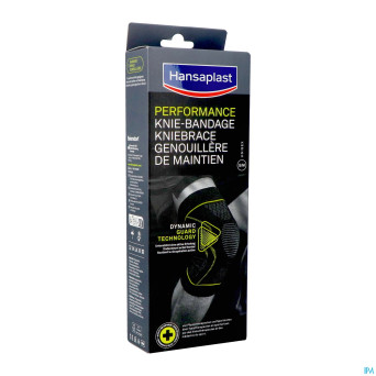 Hansaplast bandage sport genou noir