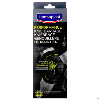 Hansaplast bandage sport genou noir