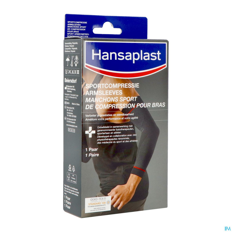Hansaplast manchons sport compression bras