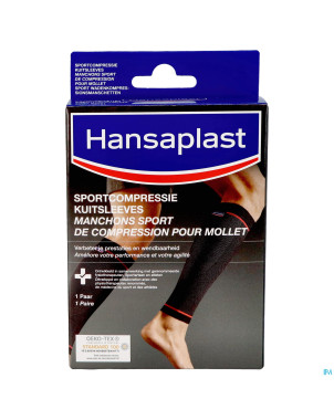 Hansaplast manchons sport compression mollet