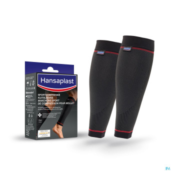 Hansaplast manchons sport compression mollet