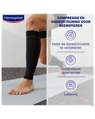 Hansaplast manchons sport compression mollet