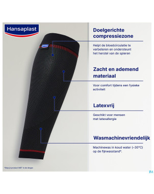 Hansaplast manchons sport compression mollet