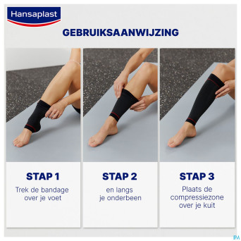 Hansaplast manchons sport compression mollet