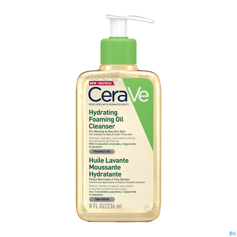 Cerave huile lavante moussante hydratante    236ml