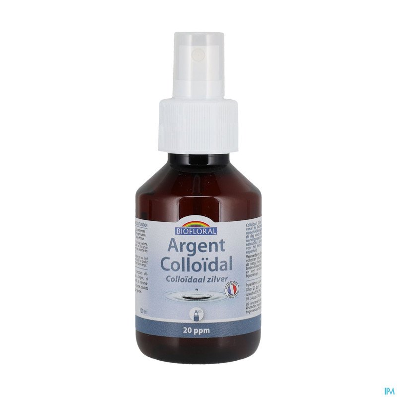 Biofloral argent colloidal 20ppm natur.spray 100ml