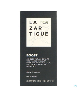 Lazartigue boost croissance cheveux    comp 30