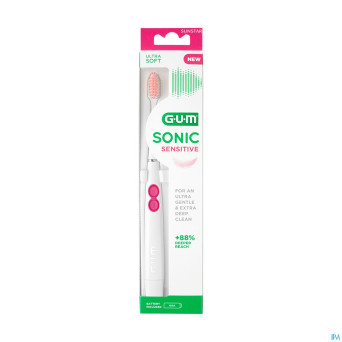 Gum sonic sensitive brosse dents pile    4101mpk