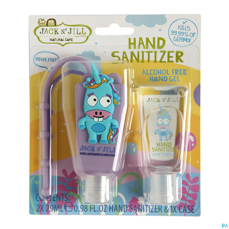 Jack n' jill desinfectant mains unicorn    2x29ml