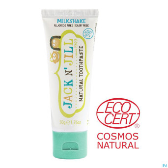 Jack n' jill dentifrice naturel milkshake    50g