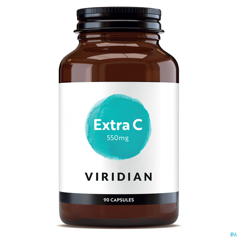 Viridian extra c 550mg    caps 90