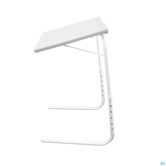 Tavolino petite table pliable blanche    52x39x52