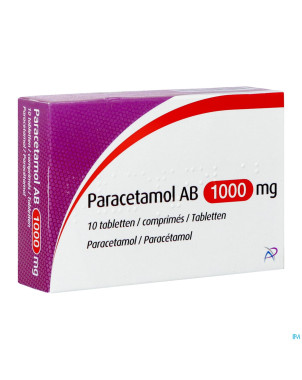 Paracetamol ab 1000mg comp  10