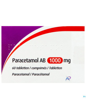 Paracetamol ab 1000mg comp  60