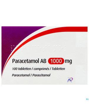 Paracetamol ab 1000mg comp 100