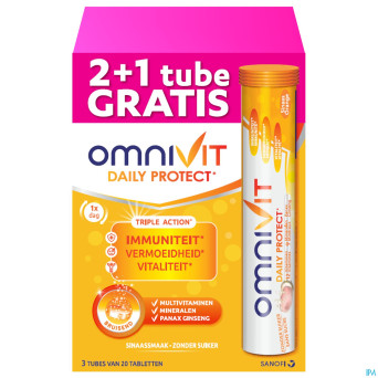 Omnivit daily protect tripack    comp eff 3x20